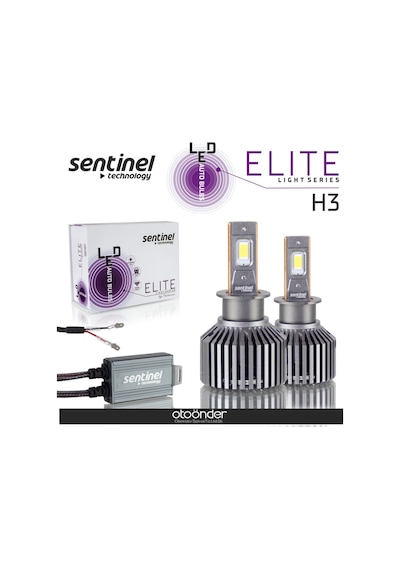 Sentinel Elite H3 Led Xenon Ampülü 65w 12v 12000 Lumen 6500 Kelvin Beyaz Işık