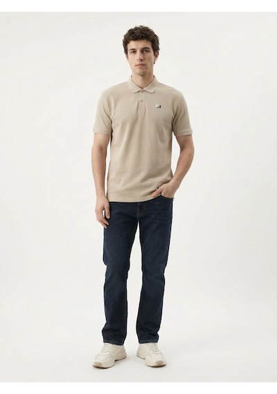 LOFT Regular Fit Erkek Polo K.kol Açık Bej