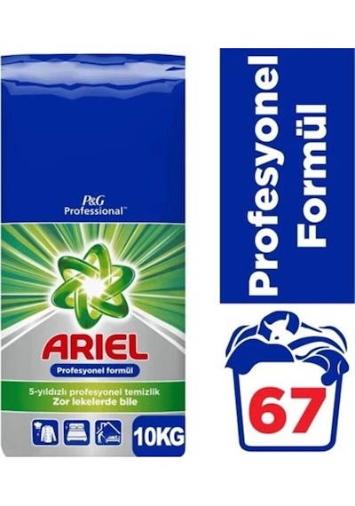Ariel Professional Toz Çamaşır Deterjanı Beyaz Renkler 10kg 2950 ML