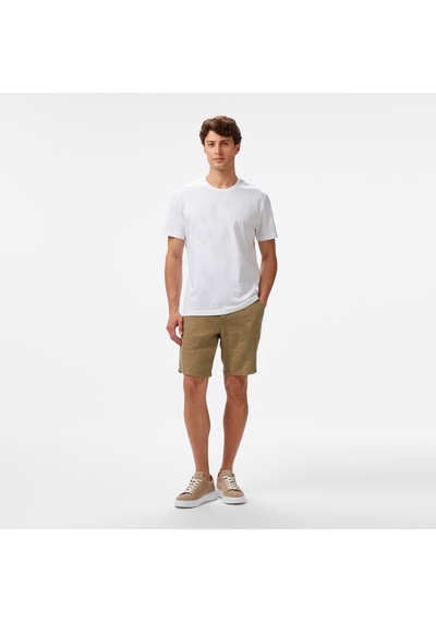 Nautica Erkek Beyaz Regular Fit T-shirt Düz V55015t Beyaz