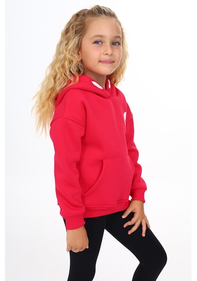 Toontoy Kız Çocuk Baskılı Sweatshirt Koyu Fuşya