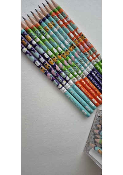 Faber Castell Kedi Desenli Kurşun Kalem 2b Siyah