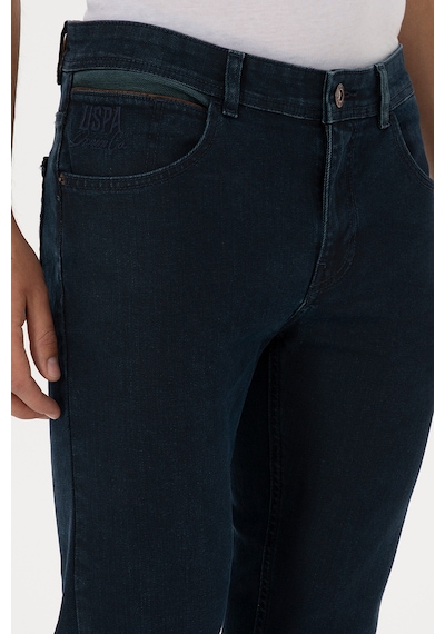 U.S. Polo Assn. Erkek Koyu Mavi Slim Fit Jean Pantolon 50310318-DN0030