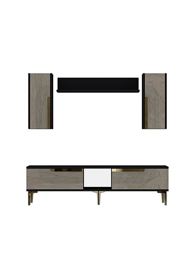 Tvr1502atg Meyra Tv Ünitesi Takımı Antrasit-traverten-gold 150cm Antrasit - Traverten - Altın Tvr1502atg Meyra Tv Ünitesi Takımı Antrasit-traverten-gold 150cm Antrasit - Traverten - Altın