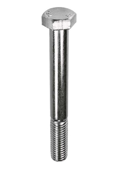 M8X60 Dın931 Civata (Altıgen) 8.8 Beyaz 5 Li Paket