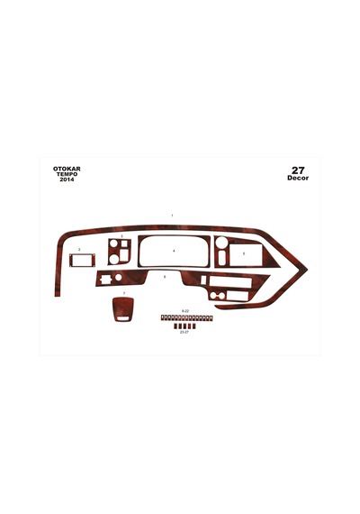 Otokar Tempo Torpido Kaplama 2014 27 Parça Maun
