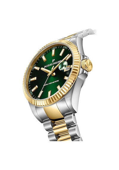 Jacques Philippe Jpqgs5973x8grv3 Erkek Kol Saati Metalik Gri