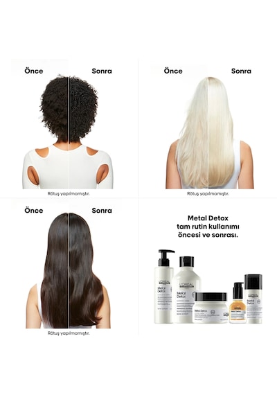 L'Oréal Professionnel Serie Expert  21 Metal Renkli Açıcı İle İşlem Görmüş Saçlar İçin Maske 500 ML