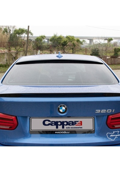 Bmw F30 Arka Cam Üstü Spoyler Rüzgarlık Akrilik Parlak Siyah 2011