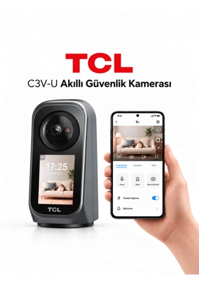 Tcl C3v-u 360 Full Hd Ekranlı Akıllı Güvenlik Kamerası Distribütör