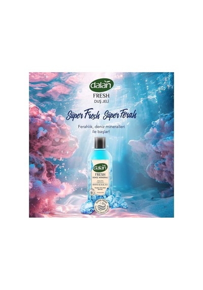 Fresh Deniz Minerali 500 Ml 4'lü + Wellnax Sünger Seti