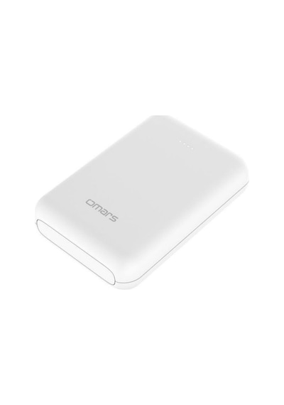 Omars OMPB015 10000MAh 20W Mini Çift Çıkışlı Taşınabilir Powerbank Beyaz Omars OMPB015 10000MAh 20W Mini Çift Çıkışlı Taşınabilir Powerbank Beyaz