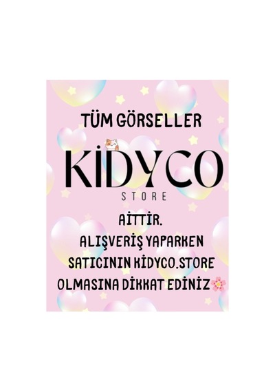 Hello Kitty Figürlü Scrunchie Lastik Toka Denim Kumaş Şık Saç Aksesuarı 1 Adet Lacivert