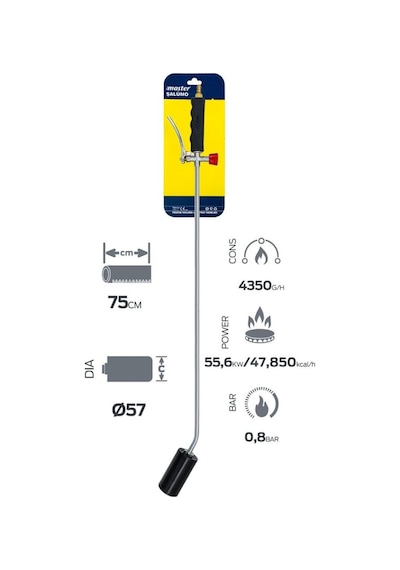 500674 Tetikli Şalama Propan Tav Kaynak Takımı 75 Cm