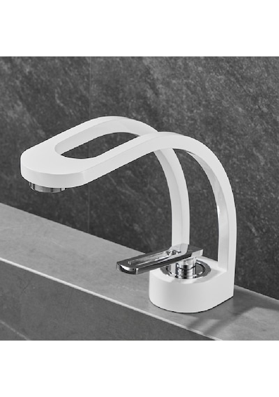 Banyo Şelale Lavabo Bataryası Antrasit Banyo Şelale Lavabo Bataryası Antrasit