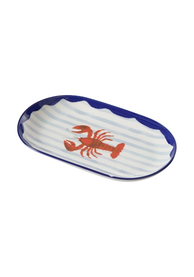 Mudo Home Costa Kayık Tabak 24 Cm Çok Renkli