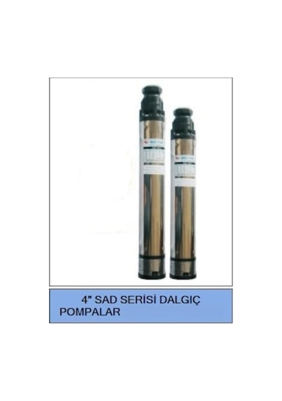 Best Sad 4" Derinkuyu Motorsuz Dalgıç Pompa-5 Kademe