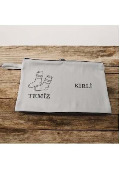Baskılı Kirli-temiz Seyahat Çorap Torbası Çok Renkli