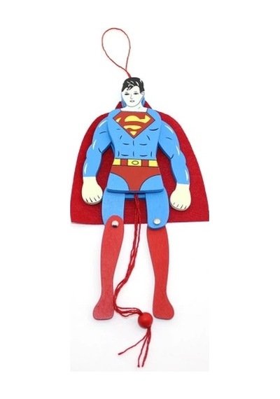 Ahşap Sallanan Süperman Figürü Superman