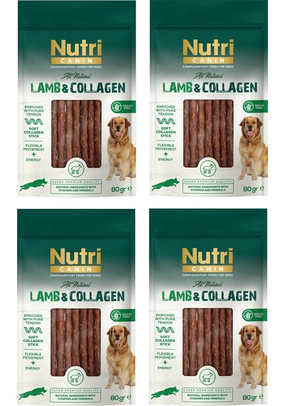 Nutri Canin Kuzu Etli Ve Kolajenli Tahılsız Köpek Et Ödülü 80 G X 4 Adet