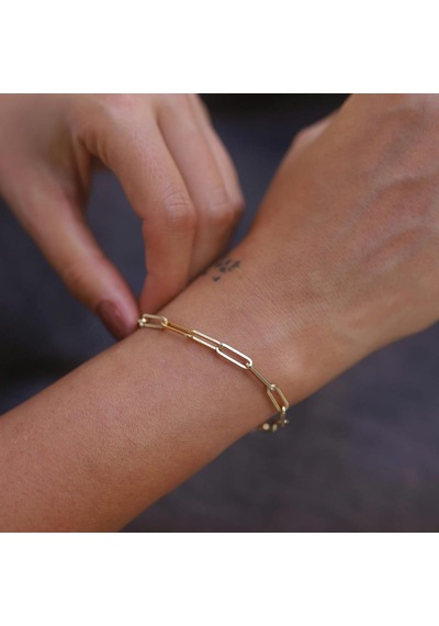 Bygoldenhouse Ataç Bileklik Sarı Altın