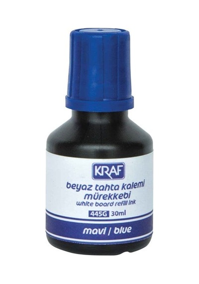 Kraf Beyaz Tahta Kalem Mürekkebi 30ml 445g Siyah Genel