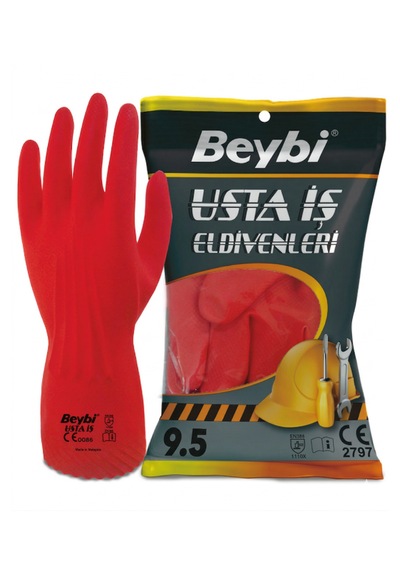 Usta İş Lateks Eldiven/ 6lı