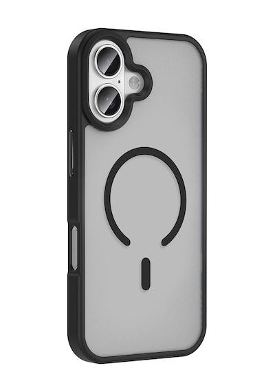 Apple Uyumlu iPhone 17 Kılıf M-safe Şarj Özellikli Mat Arka Yüzey Zore Sio Kapak Gri