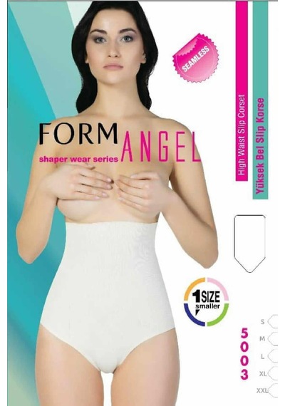 Form Angel Beyaz 5003 Toparlayıcı Klasik Korse Beyaz