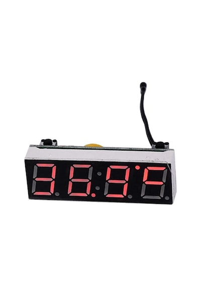 Alkatronik-3 İn 1 Voltmetre Termometre Saat Tarih Sıcaklık Voltaj Göstergesi