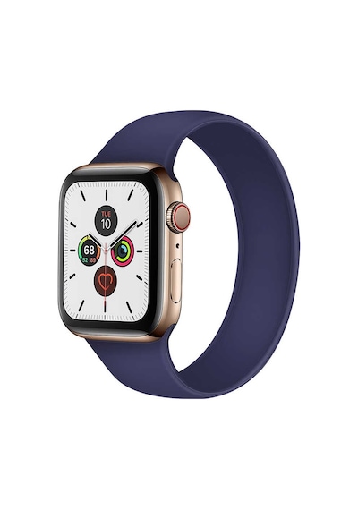 Watch 44mm Uyumlu Krd-31 Solo Loop Small Zore Kordon-siyah