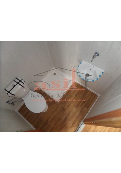 21M² 1+1 Çatı+Verandalı Dış Sac İç Pvc Kaplamalı Konut Konteyner