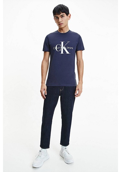 Calvin Klein Erkek Tişört-j30j320935 Mavi