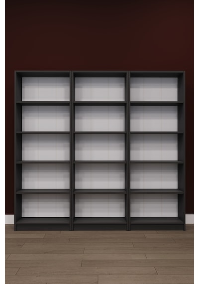 Lüks 15 Raflı Ev Ofis Kitaplık %100 Mdf Modern Dekoratif Kütüphane Kitaplık K004 Karına