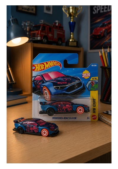 Hotwheels Mercedes - Benz Cla Hw Hw Euro Mavi - Pembe