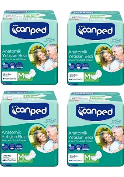 Canped Anatomik Hastabezi Normal Orta 10 lu x 4 Adet