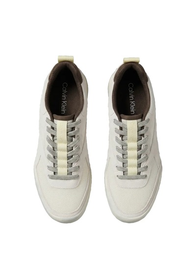 Calvin Klein Low Pro Runner Refl, 0lr Krem Kadın Spor Ayakkabı