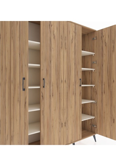 Hyperion Gardrop 10 Raflı 4 Kapaklı 176x44x221 Çam-çam/aytaşı Çam/aytaşı Hyperion Gardrop 10 Raflı 4 Kapaklı 176x44x221 Çam-çam/aytaşı Çam/aytaşı