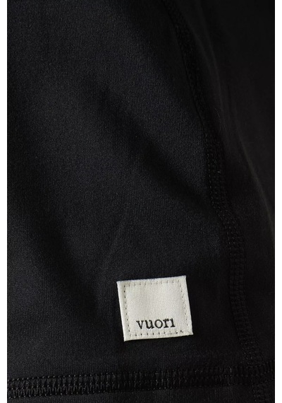 Vuori Lux Racerback Tank, Nefes Alabilen & Esnek, Çevre Dostu Siyah