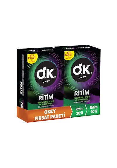 Okey Ritim Prezervatif 40'lı