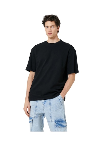 Startmore Erkek Rahat Kısa Kollu Oversize Siyah