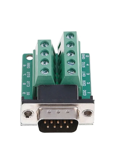 Db9 To Dip Adaptör Erkek 9 Pin Rs232 Com Port Klemens