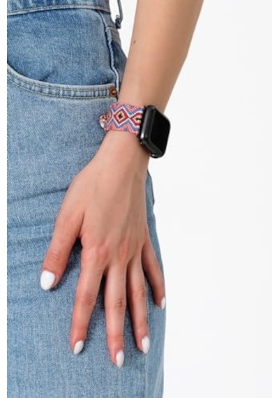 Hippi Anatolia Silver 38-40-41 Mm Smart Watch Braided Band