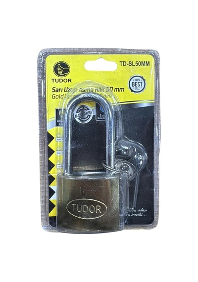 Blisterli Uzun Sarı 50 Mm Kilit