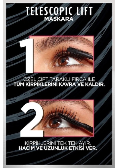 L'Oréal Paris Telescopic Lift Maskara & True Match Nude Fondöten Serum 0.5-2 Very Light - Makyajın Favorileri Seti pktmkyjfvrlrst-9584 0
