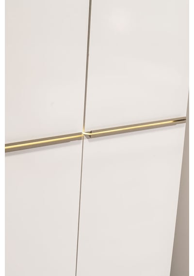 Alfa 6 Kapaklı Aynalı Mdf Gardırop Bej