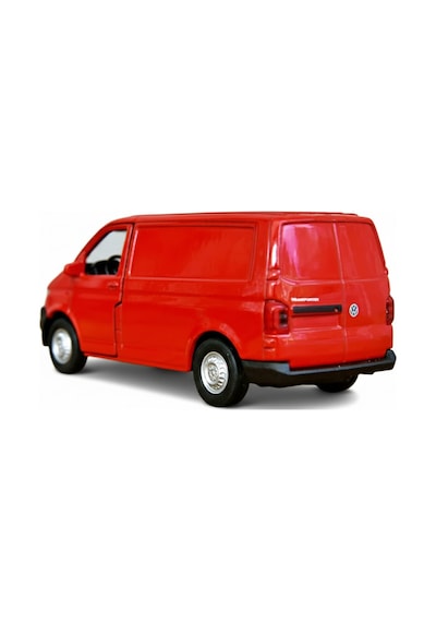 Kırmızı 1:43 Ölçek Die Cast Kapıları Açılır Lisanslı Volkswagen Transporter Van Metal Model Araba Çok Renkli