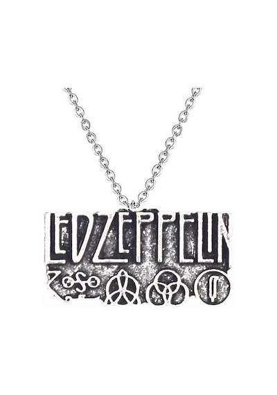Led Zeppelin Müzik Grubu Unisex Kolye Altın