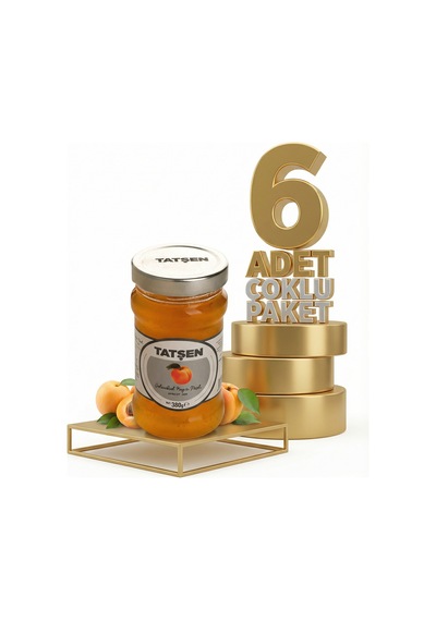 Tatşen Cam Reçel Kayısı 6x380 Gr