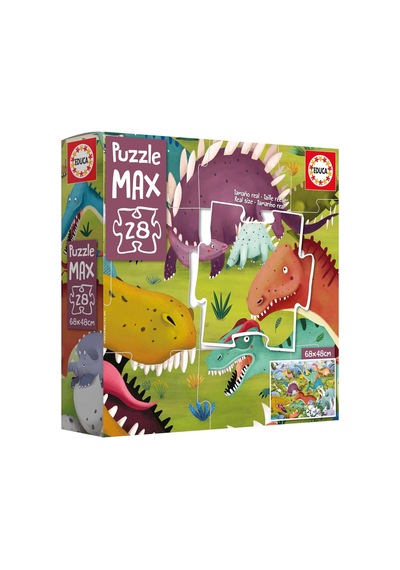 Educa Puzzle Maxi Dinozorlar 28 Parça Çocuk Puzzle 68 X 48 Cm - 3+ Yaş